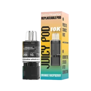 Juicy Pod Novamax 10K Prefilled Vape Pods and Refill Container