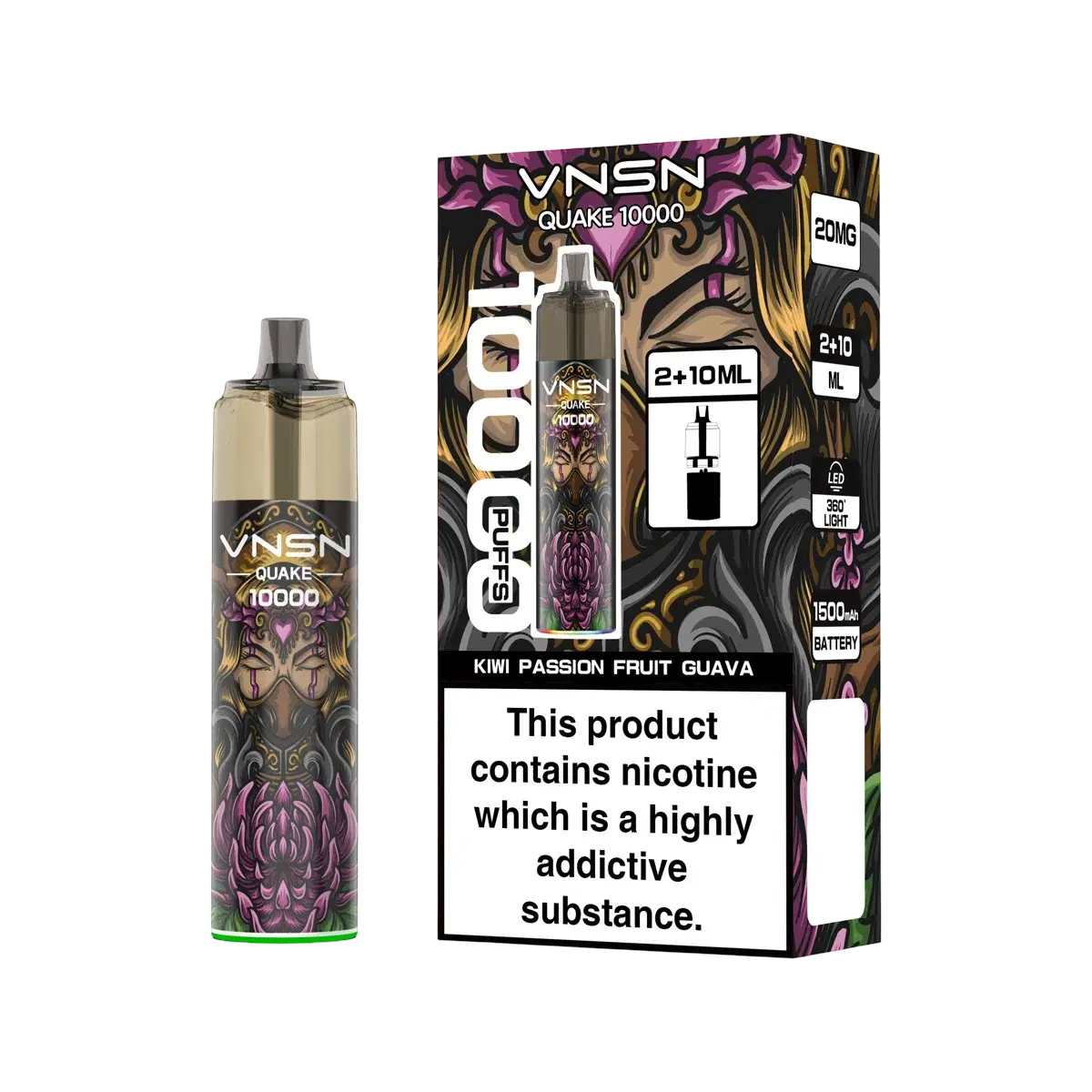 VNSN Quake 10K Vape Kit - Image 6