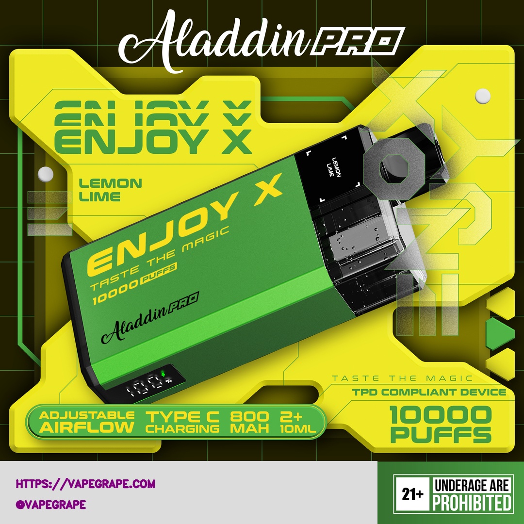 Enjoy X 10000 Puff by Aladdin Pro Disposable Vape - Image 12