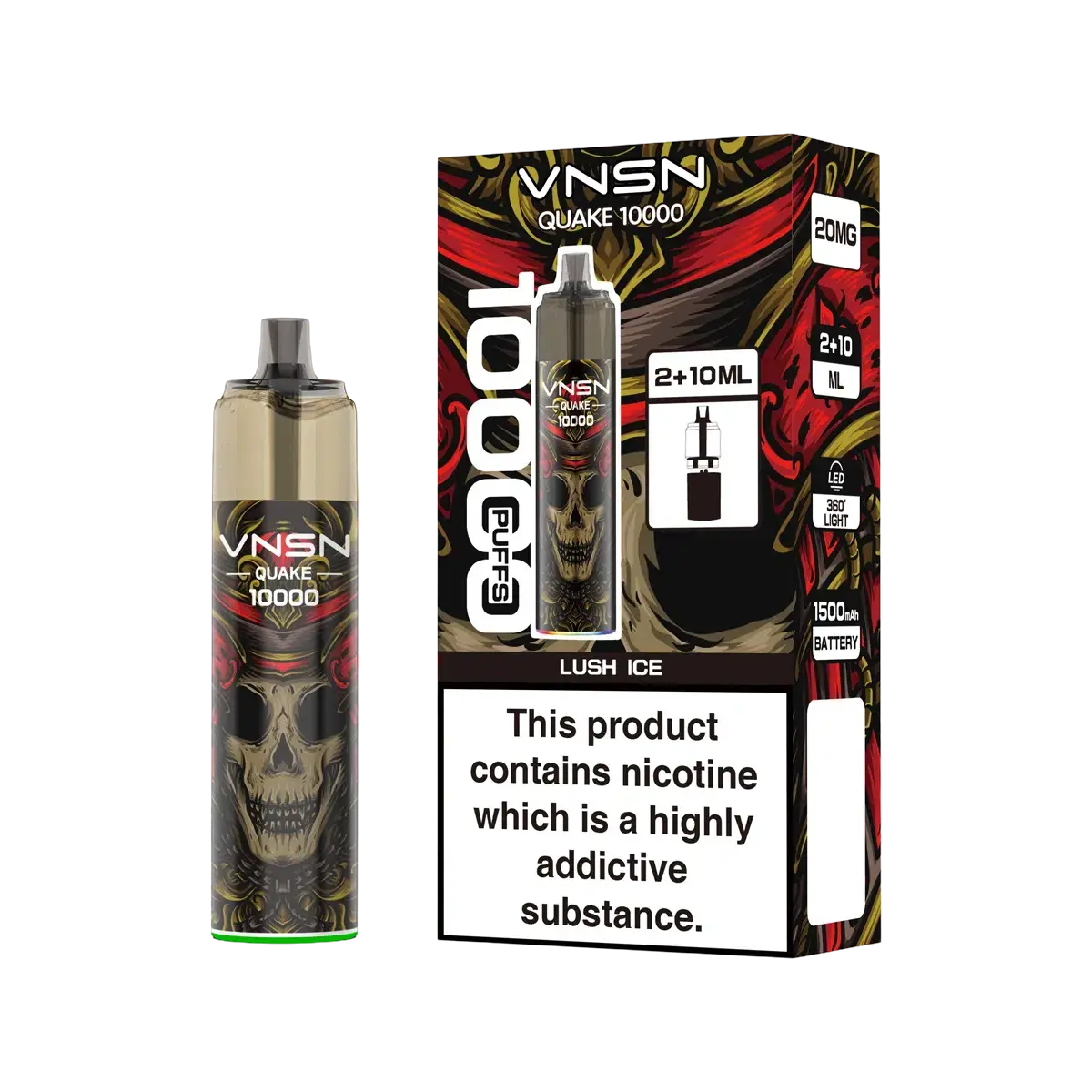 VNSN Quake 10K Vape Kit - Image 8