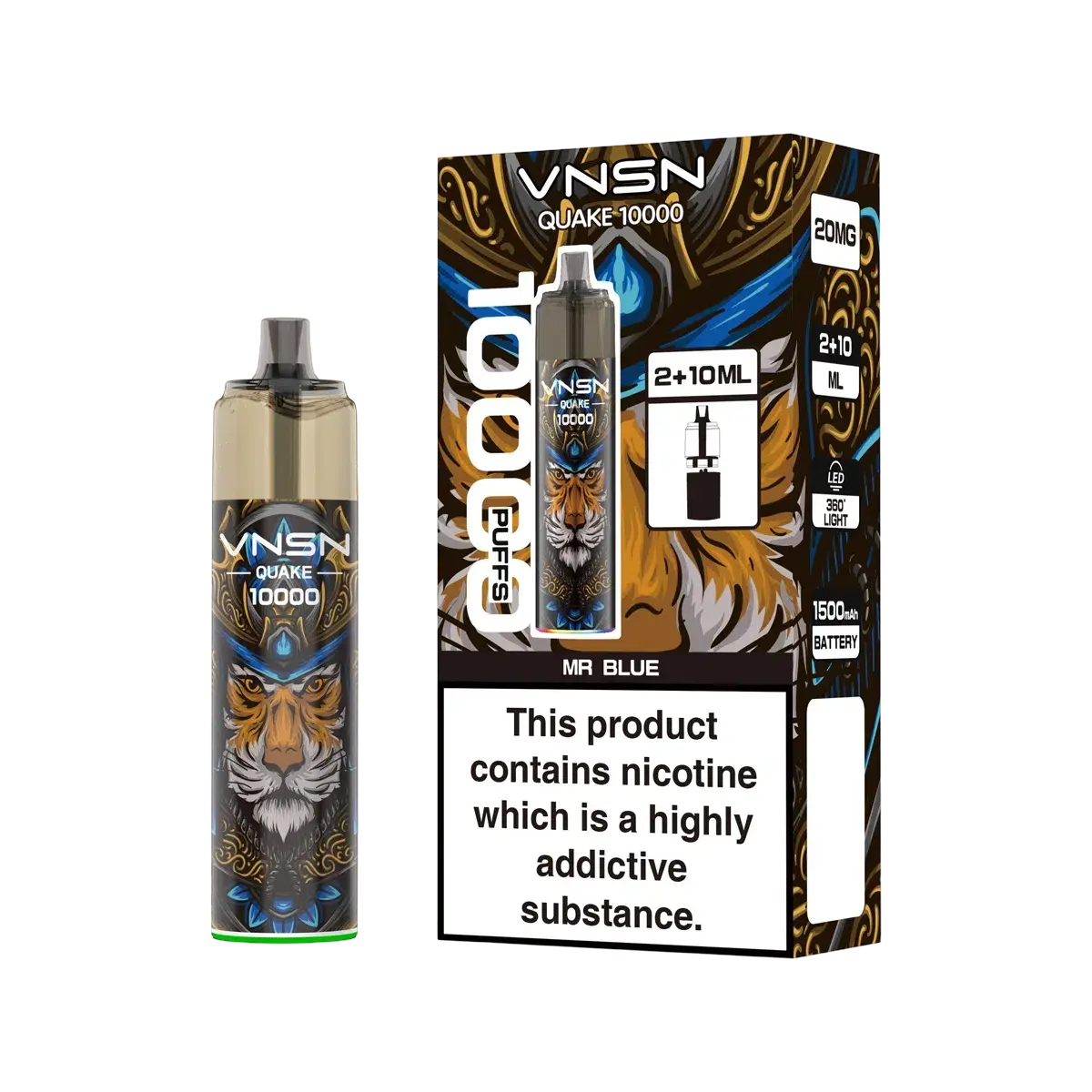 VNSN Quake 10K Vape Kit - Image 10