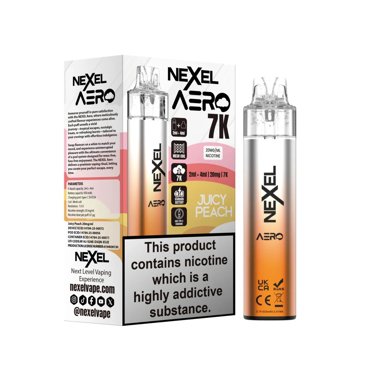 Nexel Aero 7K Vape Kit - Image 7
