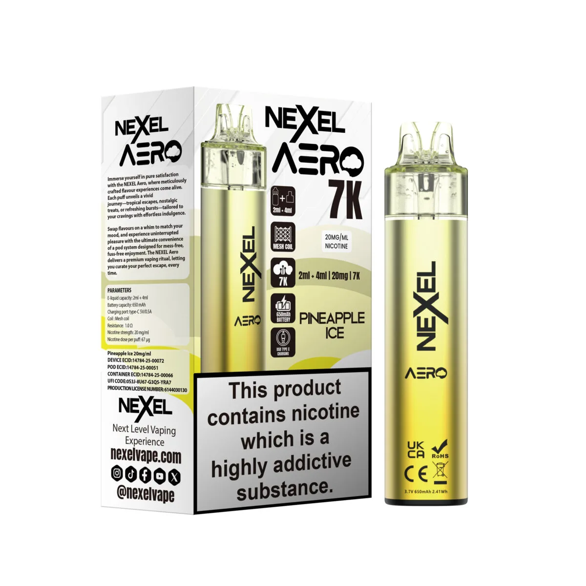 Nexel Aero 7K Vape Kit - Image 10