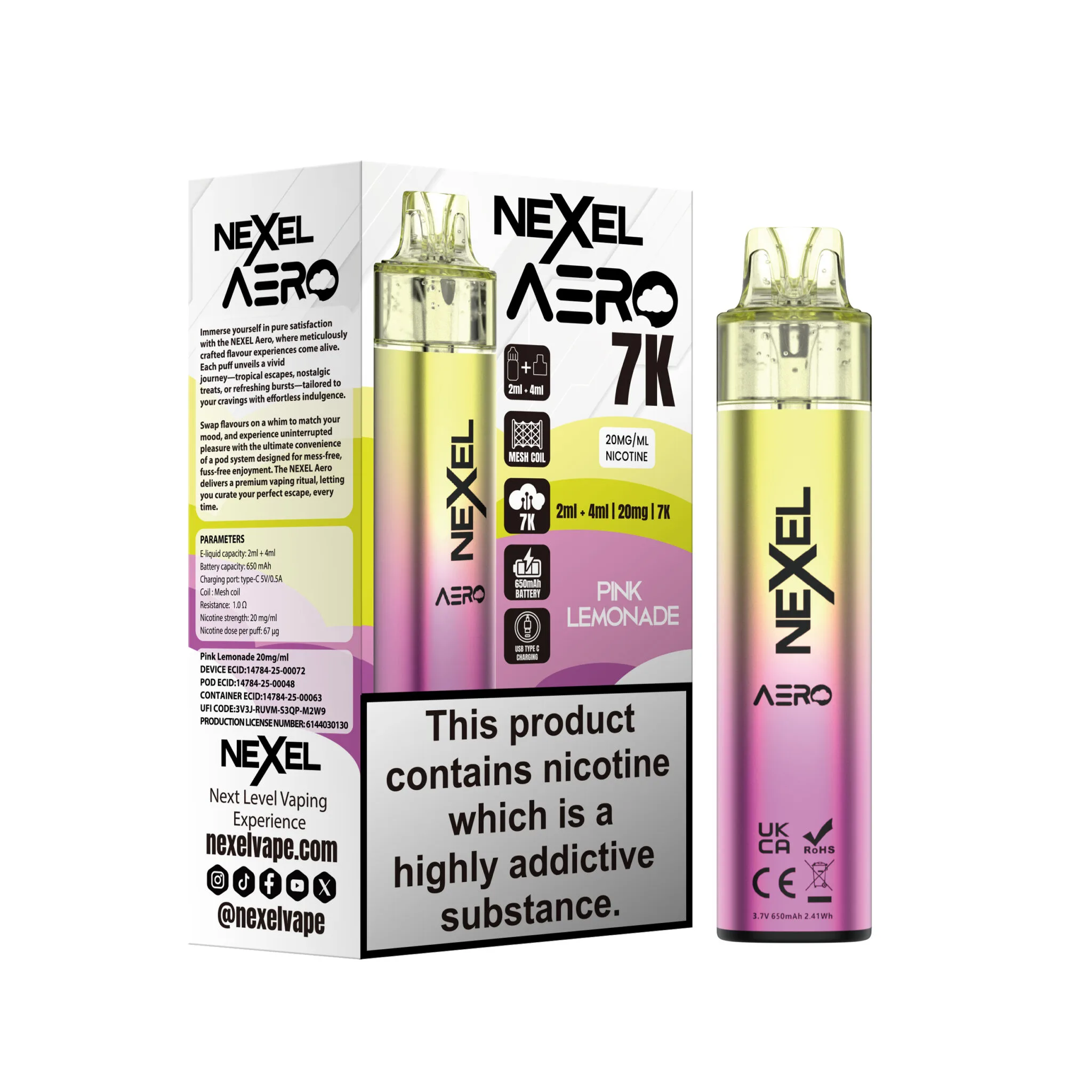 Nexel Aero 7K Vape Kit - Image 11