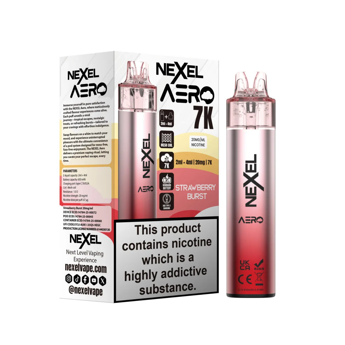 Nexel Aero 7K Vape Kit - Image 13
