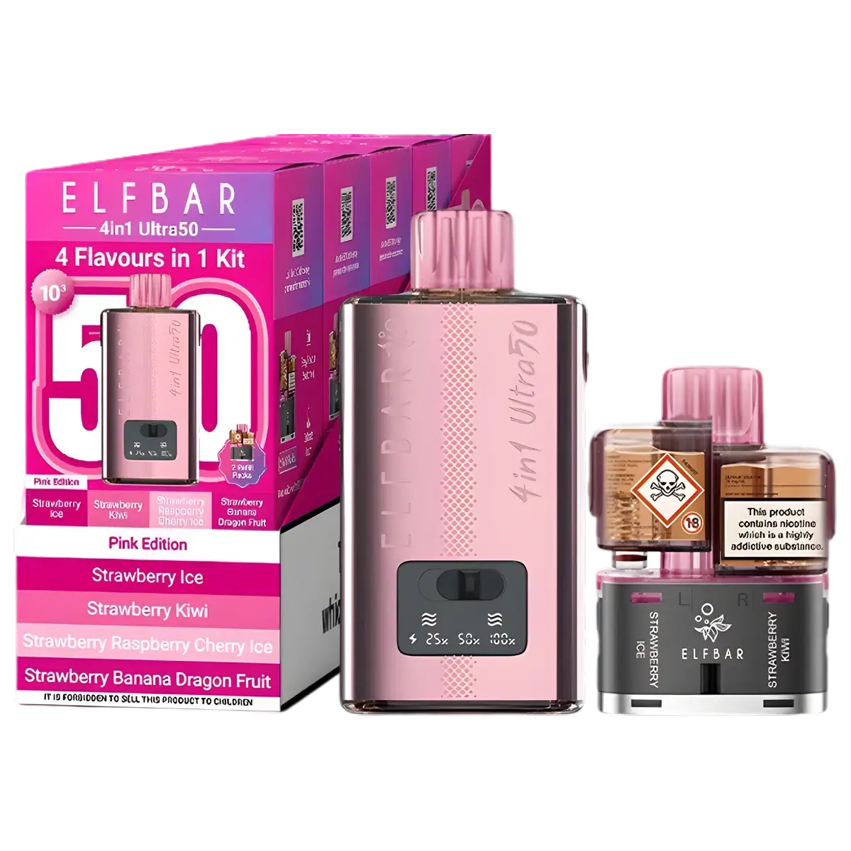 Elf Bar 4in1 Ultra50 Vape Kit - Image 5