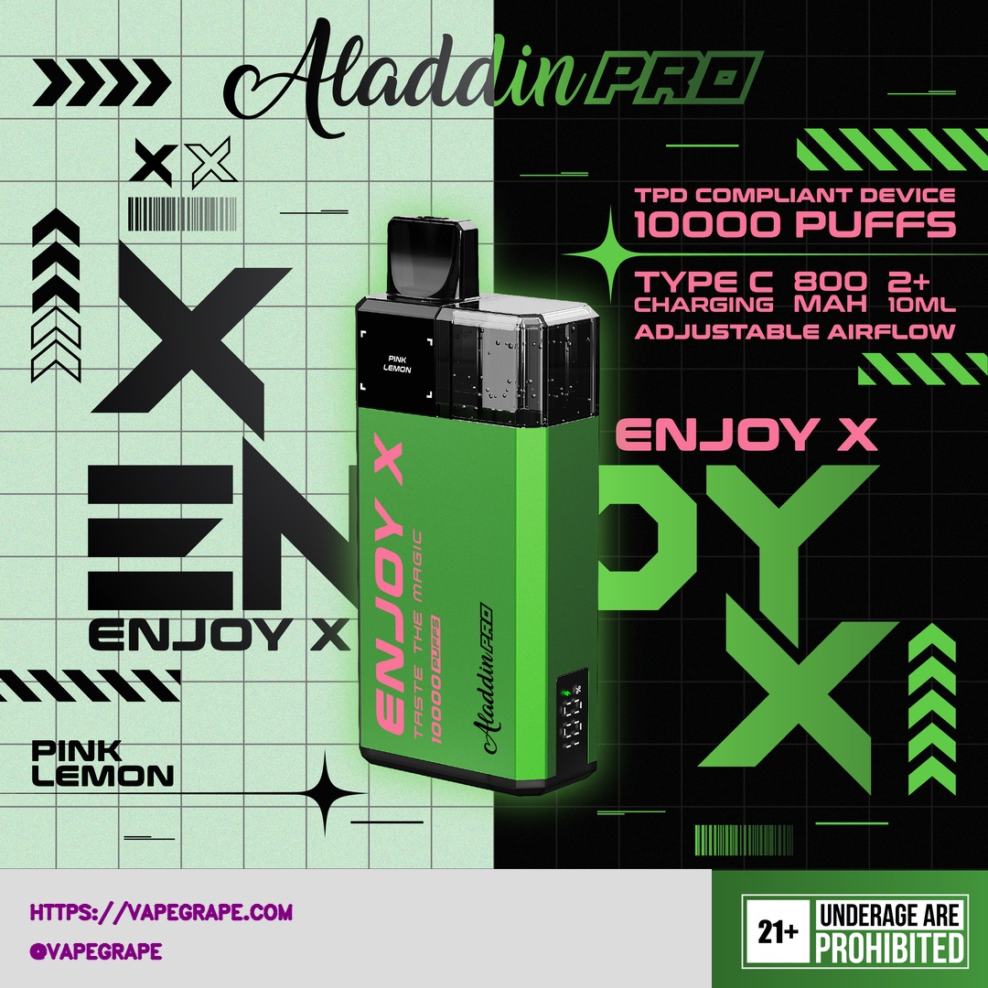 Enjoy X 10000 Puff by Aladdin Pro Disposable Vape - Image 15
