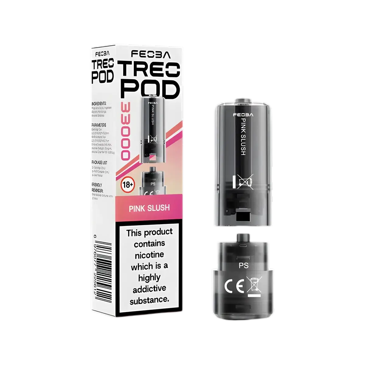Feoba Treo 33K Prefilled Pods and Refill Containers