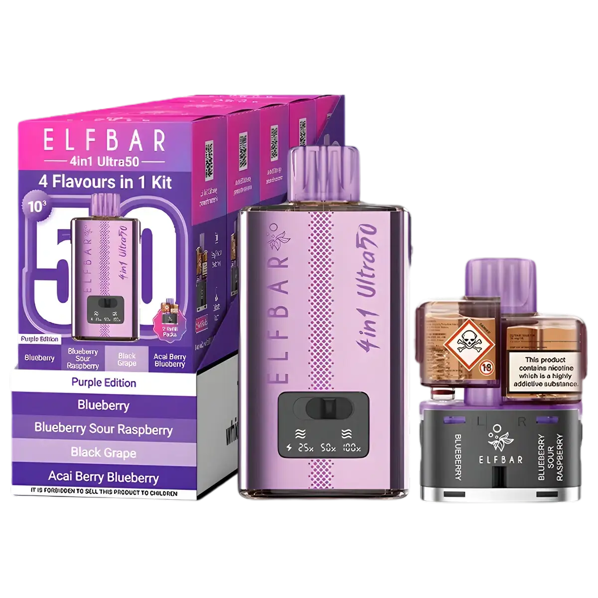 Elf Bar 4in1 Ultra50 Vape Kit - Image 6