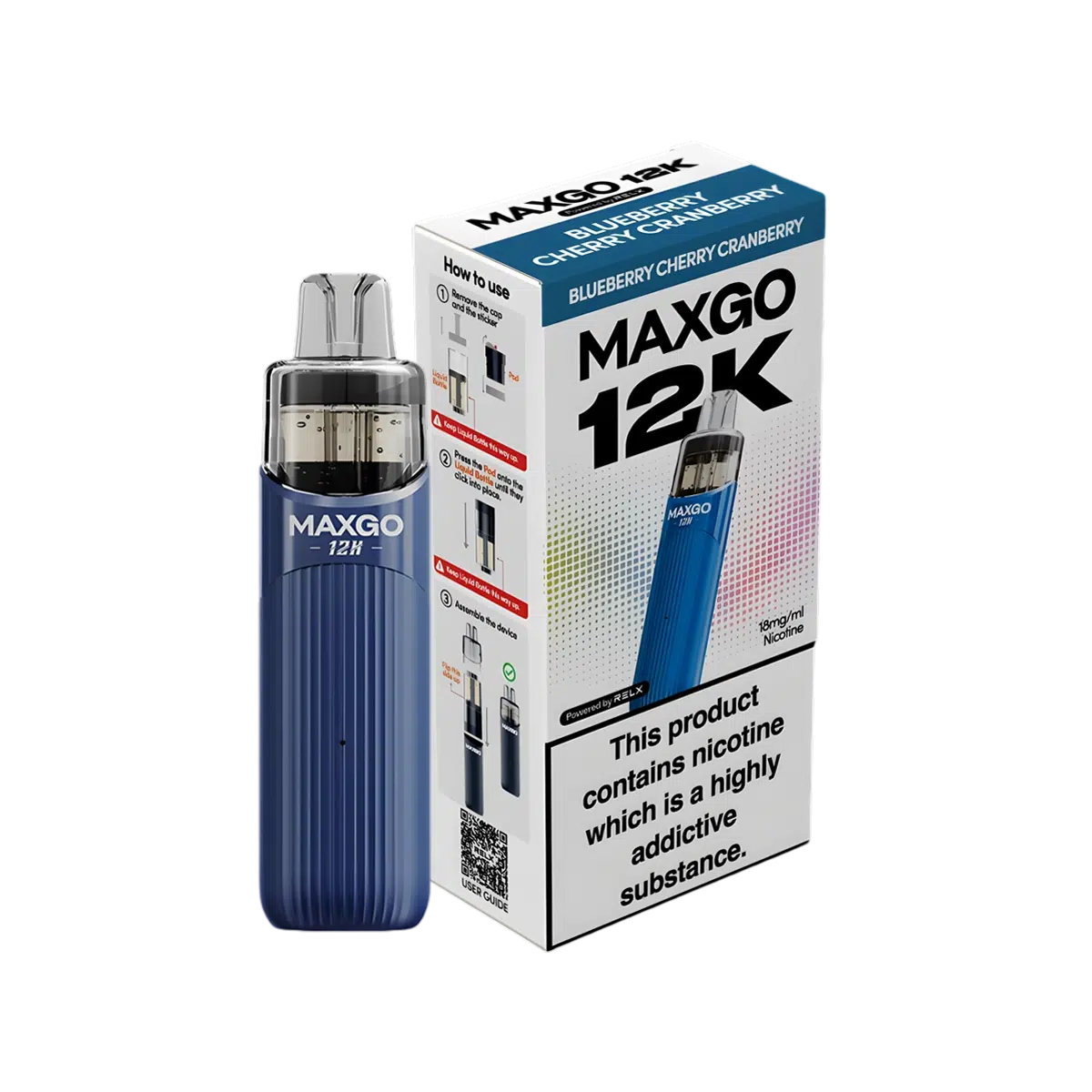 Relx Maxgo 12K Prefilled Pod Kit - Image 3