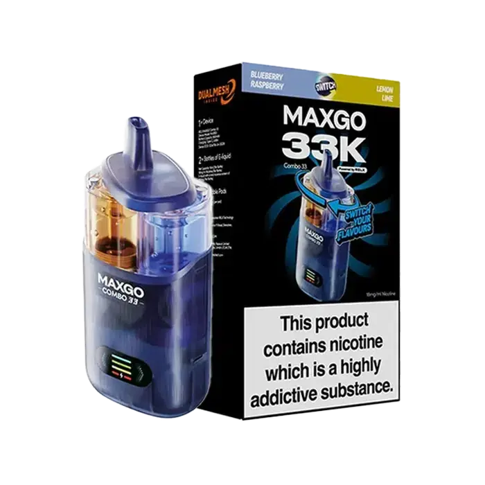 RELX Maxgo Combo 33K Dual Flavour Prefilled Pod Kit - Image 2