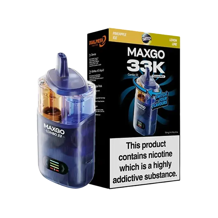 RELX Maxgo Combo 33K Dual Flavour Prefilled Pod Kit - Image 6