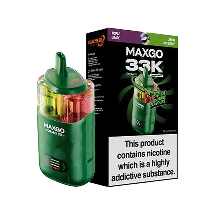 RELX Maxgo Combo 33K Dual Flavour Prefilled Pod Kit - Image 9