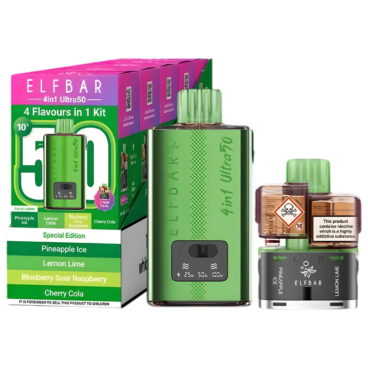 Elf Bar 4in1 Ultra50 Vape Kit - Image 7