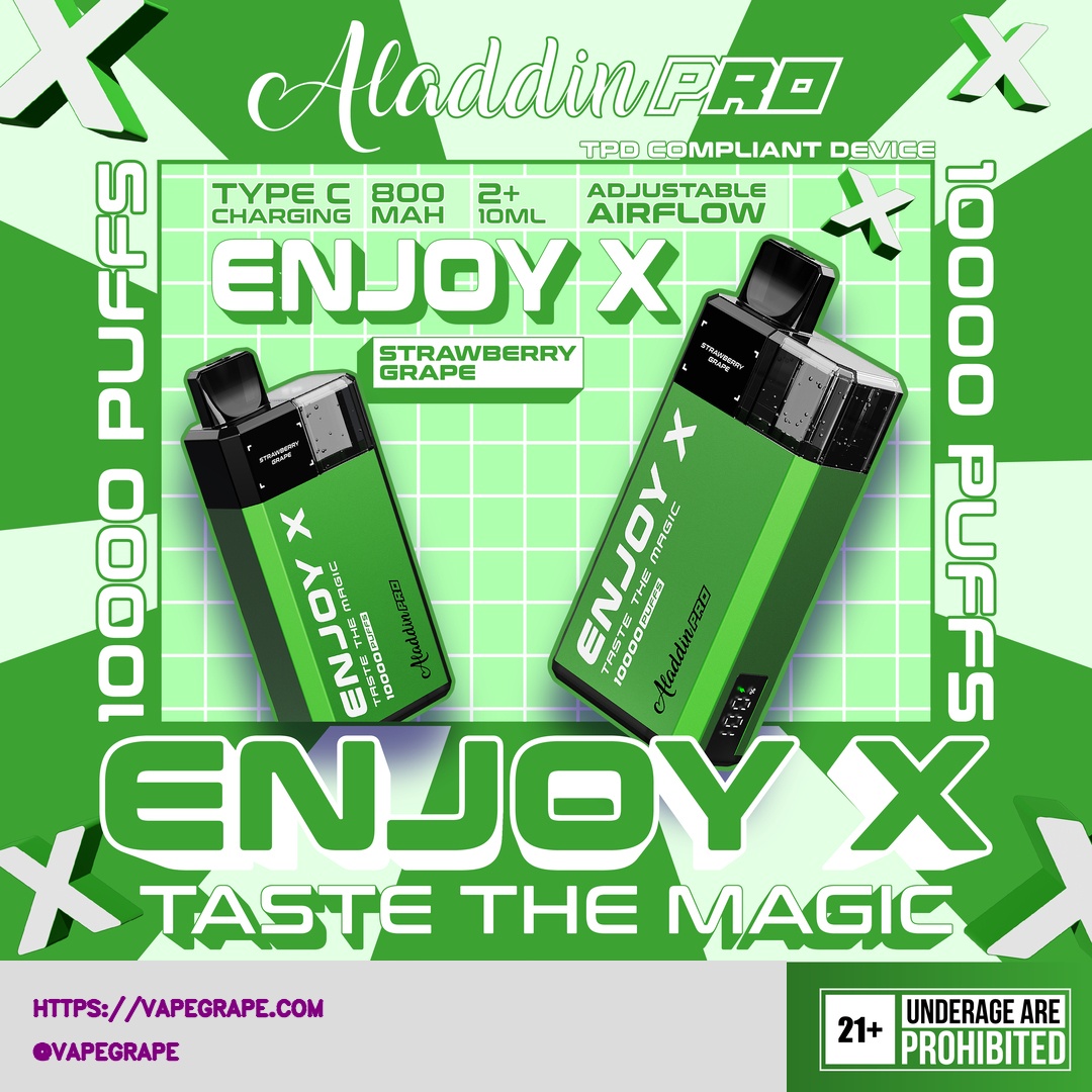 Enjoy X 10000 Puff by Aladdin Pro Disposable Vape - Image 16