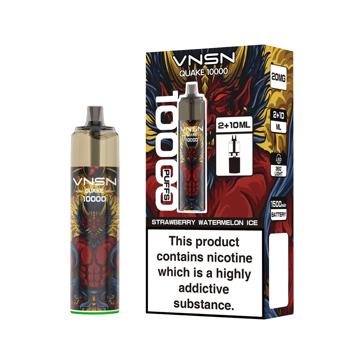VNSN Quake 10K Vape Kit - Image 12