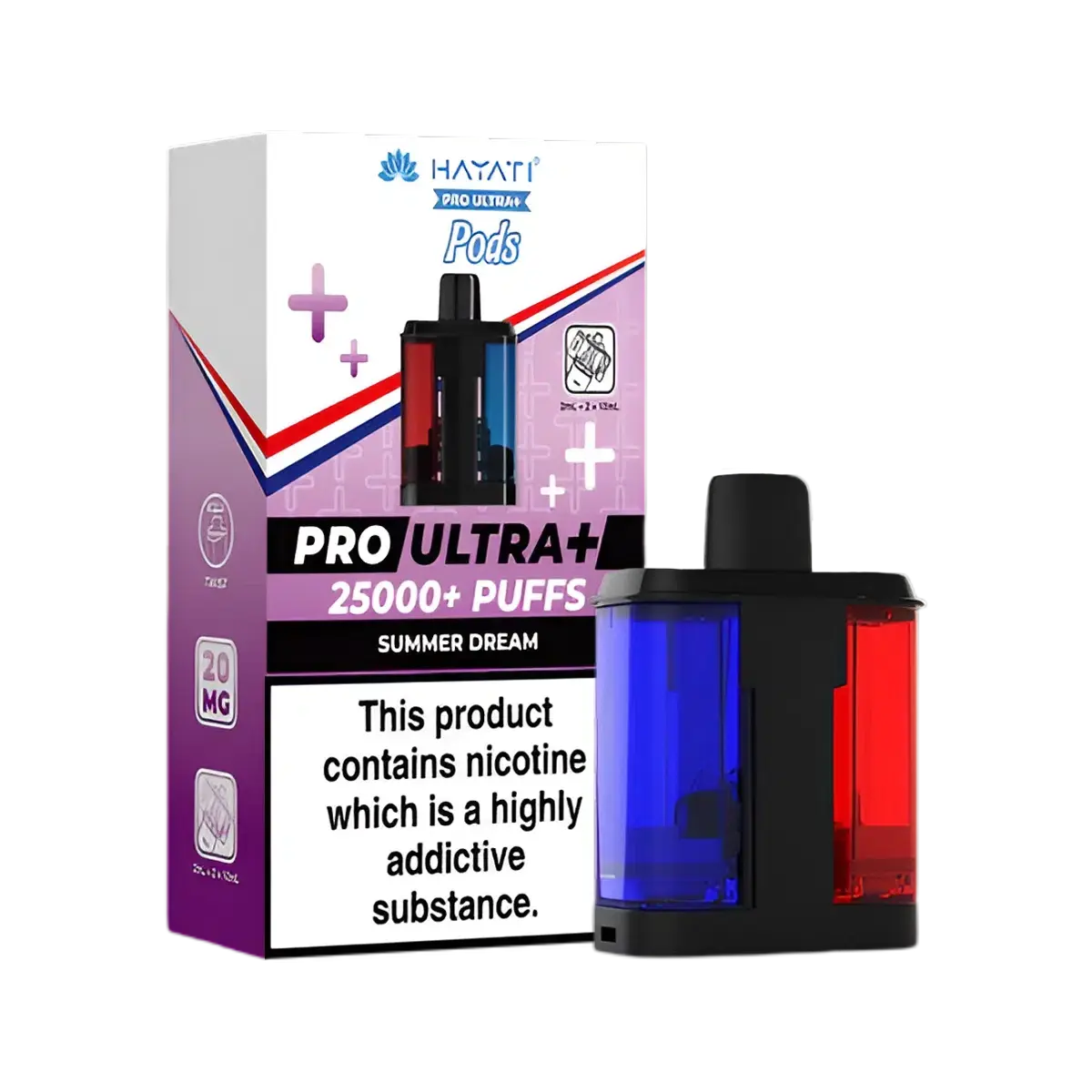 Hayati Pro Ultra Plus 25000 Prefilled Pod and Refill Containers