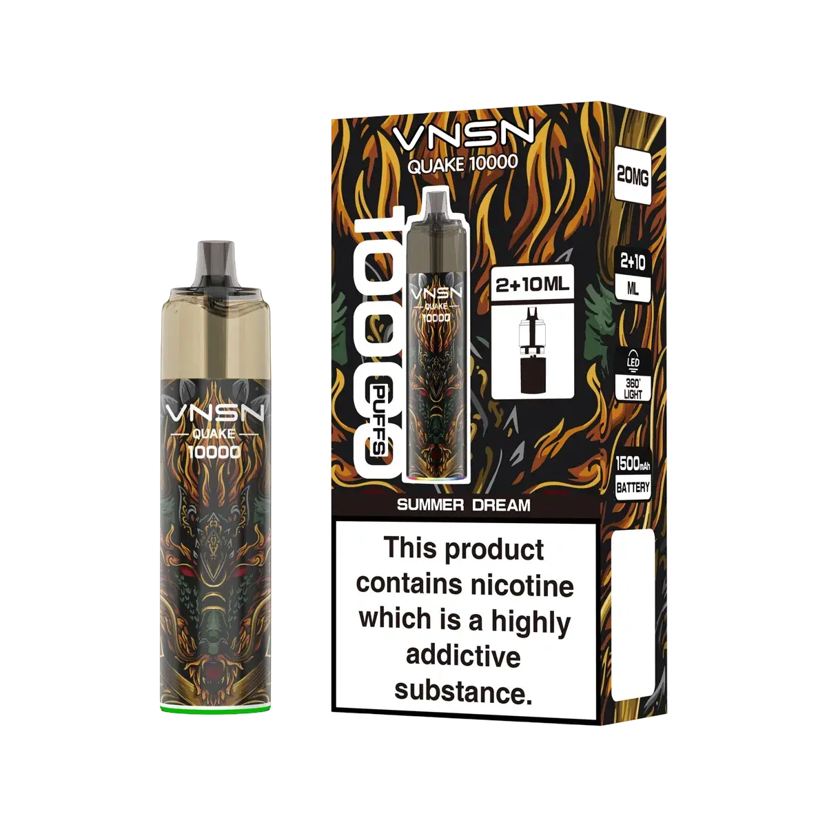 VNSN Quake 10K Vape Kit - Image 13