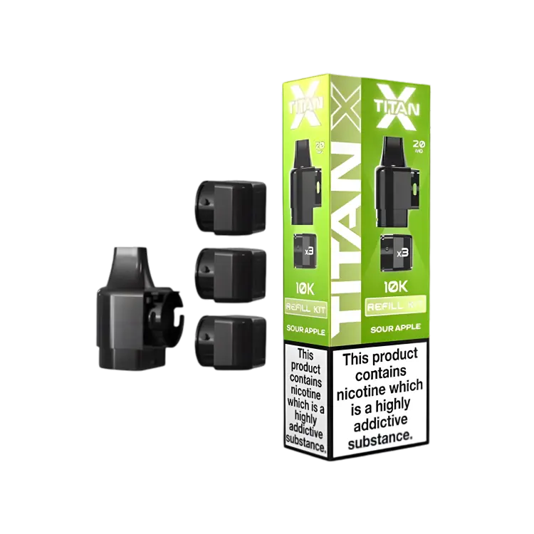 Titan X Prefilled Pods and Refill Containers