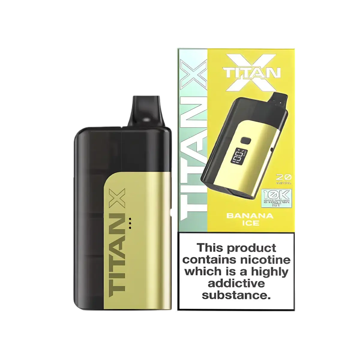 Titan X Prefilled Pod Vape Kit – 10,000 Puffs - Image 2