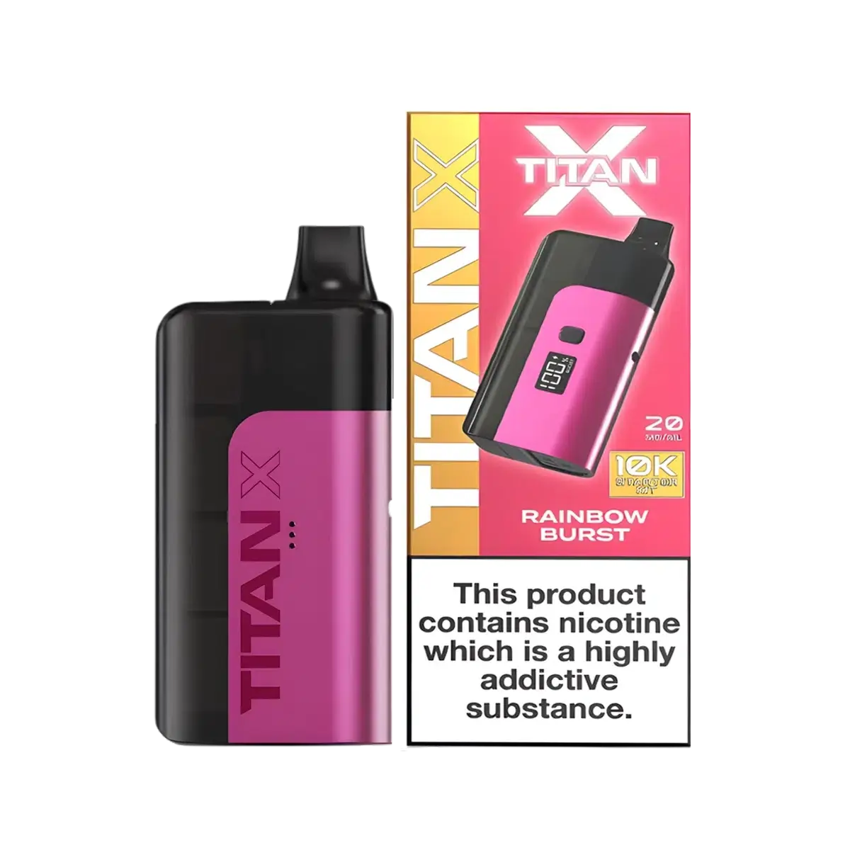 Titan X Prefilled Pod Vape Kit – 10,000 Puffs - Image 10