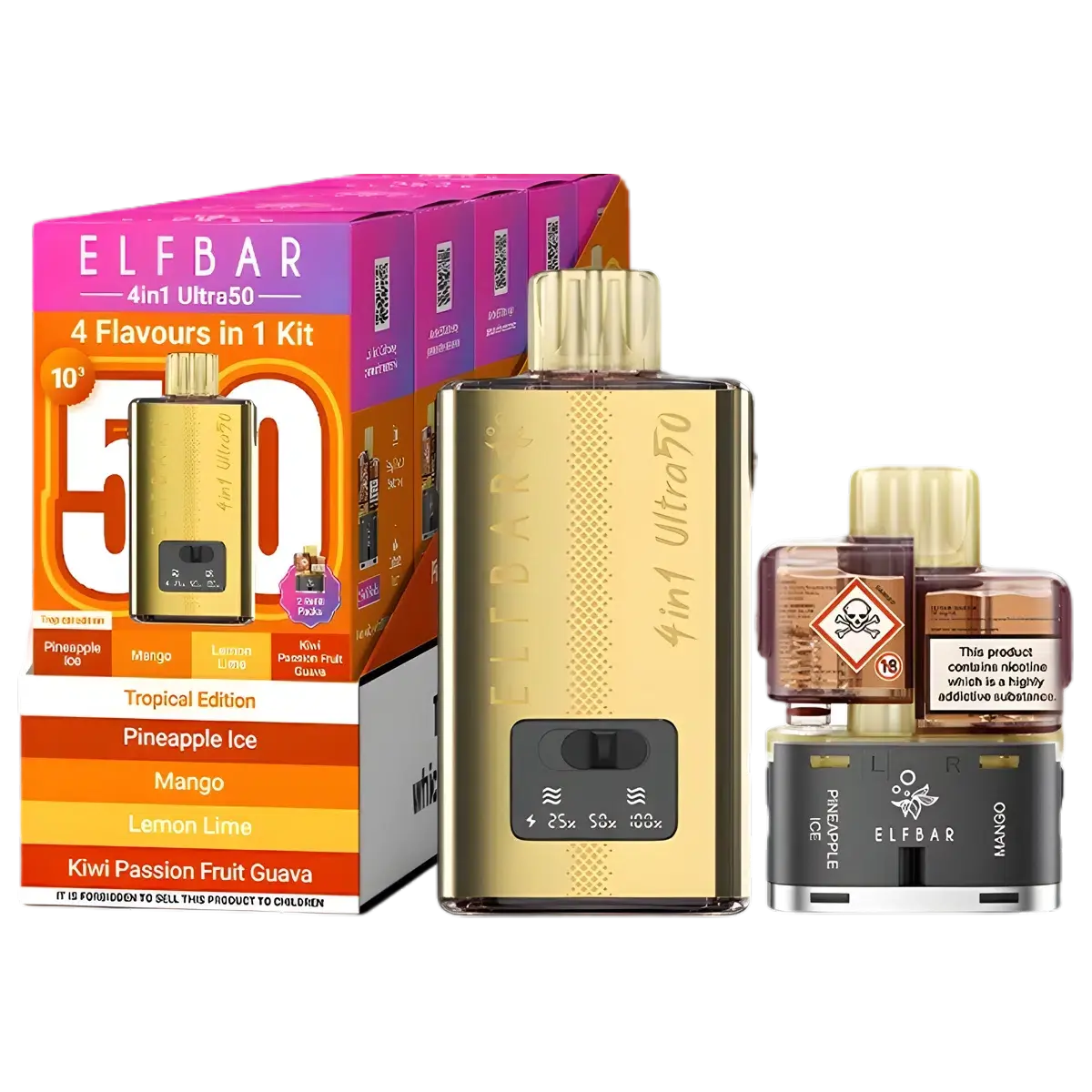 Elf Bar 4in1 Ultra50 Vape Kit - Image 8